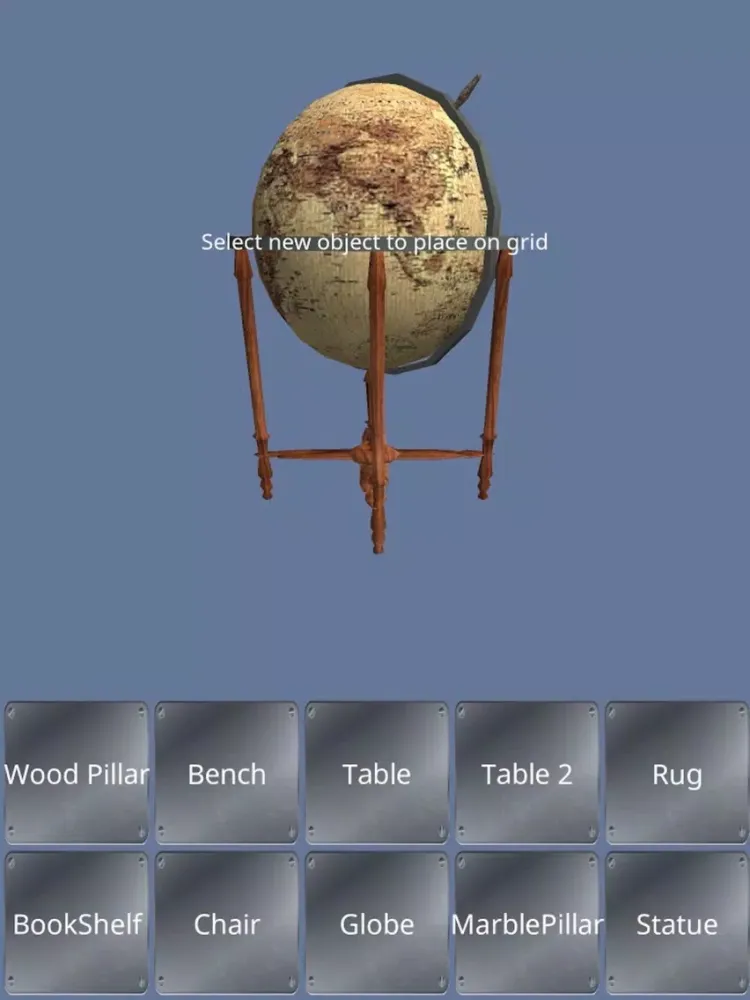 Ảnh chụp màn hình của AR Creator Library iPad 