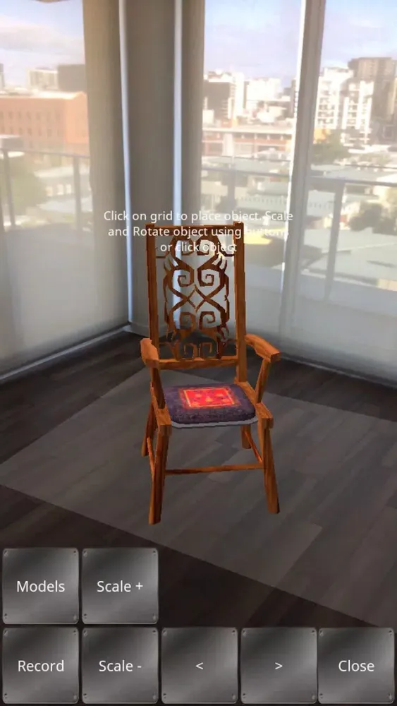 Ảnh chụp màn hình của AR Creator Library