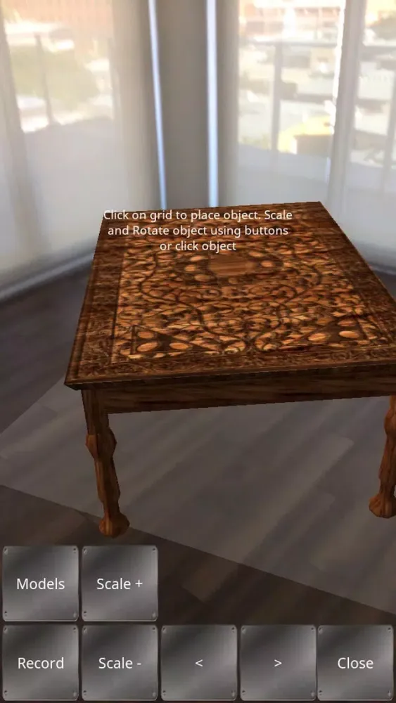 Ảnh chụp màn hình của AR Creator Library