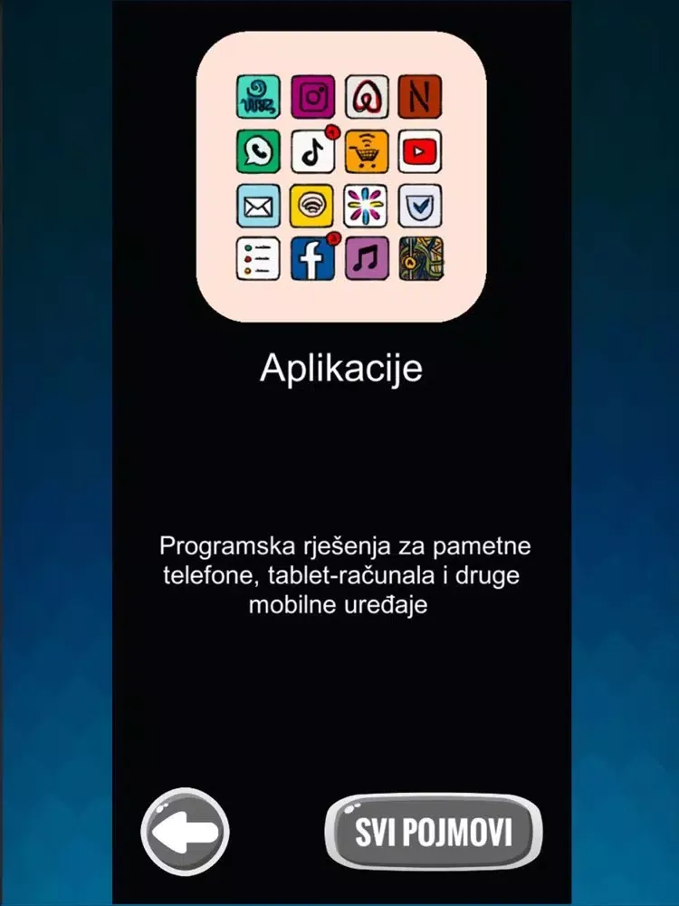 Tangkapan skrin Stay Safe memorijska igra iPad 