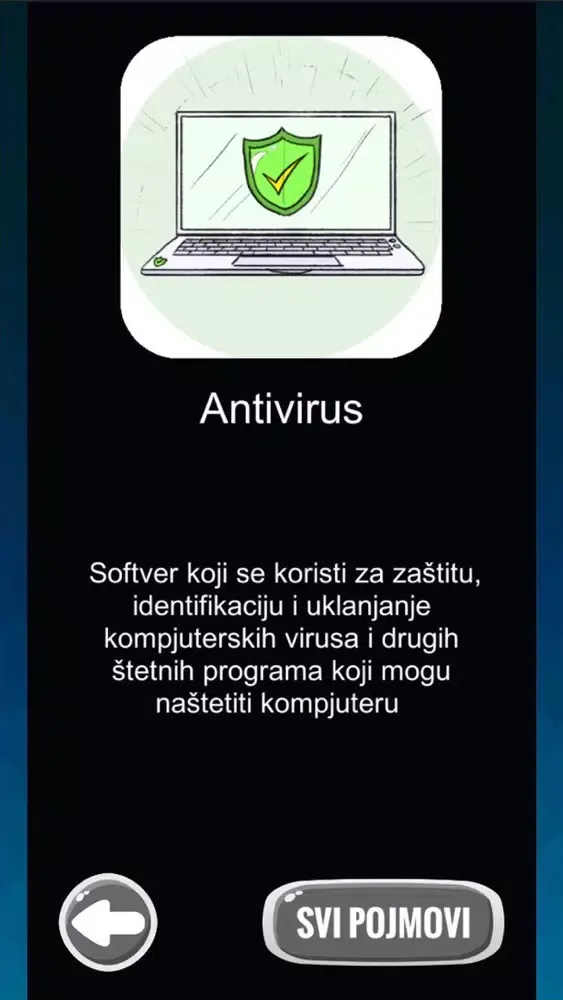 Tangkapan skrin Stay Safe memorijska igra