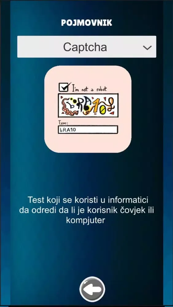 Tangkapan skrin Stay Safe memorijska igra