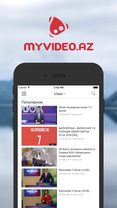 MYVIDEO AZ Ekran Görüntüleri