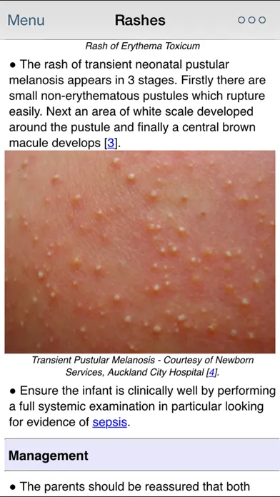 ภาพหน้าจอของ Paediatric Postnatal Problems