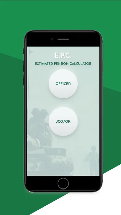 Estimated Pension Calculator Screenshots