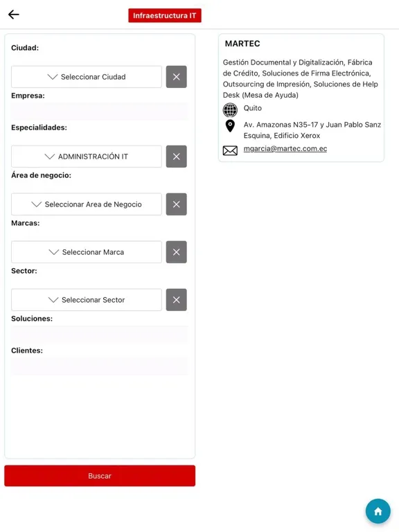 Ảnh chụp màn hình của itdirectorio iPad 