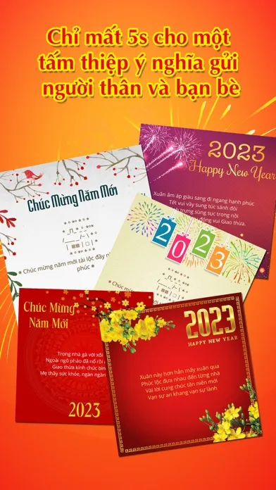 Capturas de tela do Chuc Tet - Thiệp Chúc Tết