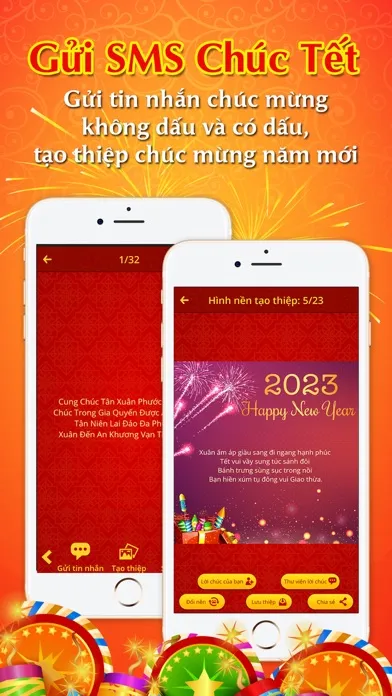 Capturas de tela do Chuc Tet - Thiệp Chúc Tết