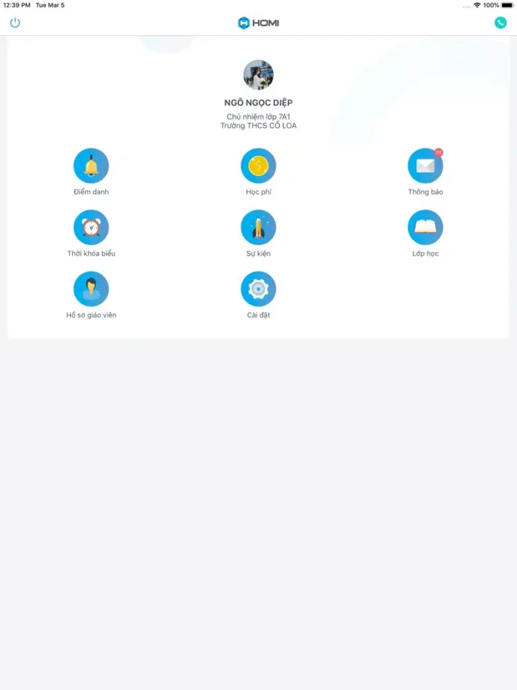 HOMI TEACHER iPad  Screenshots