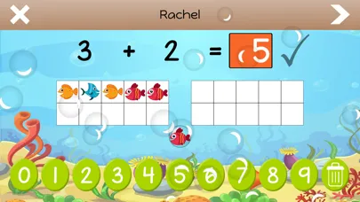 Capturas de tela do Math Manipulatives