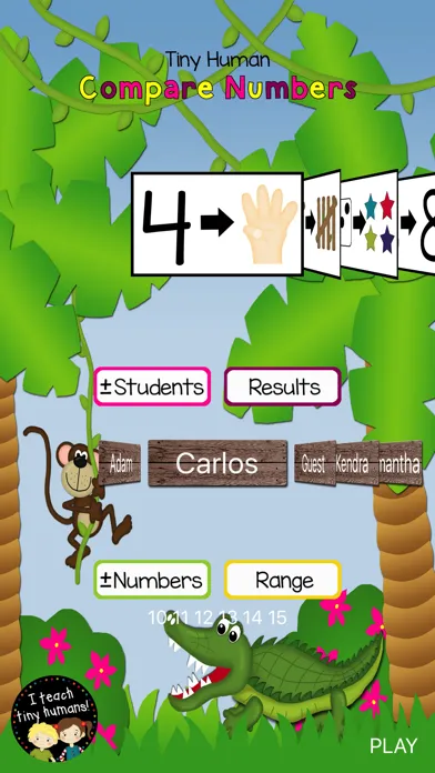 ภาพหน้าจอของ Tiny Human Compare Numbers