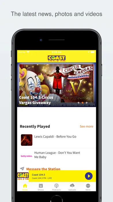 Coast 104.5 スクリーンショット