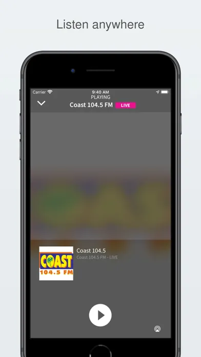 Coast 104.5 スクリーンショット