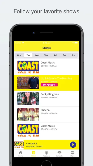 Coast 104.5 スクリーンショット