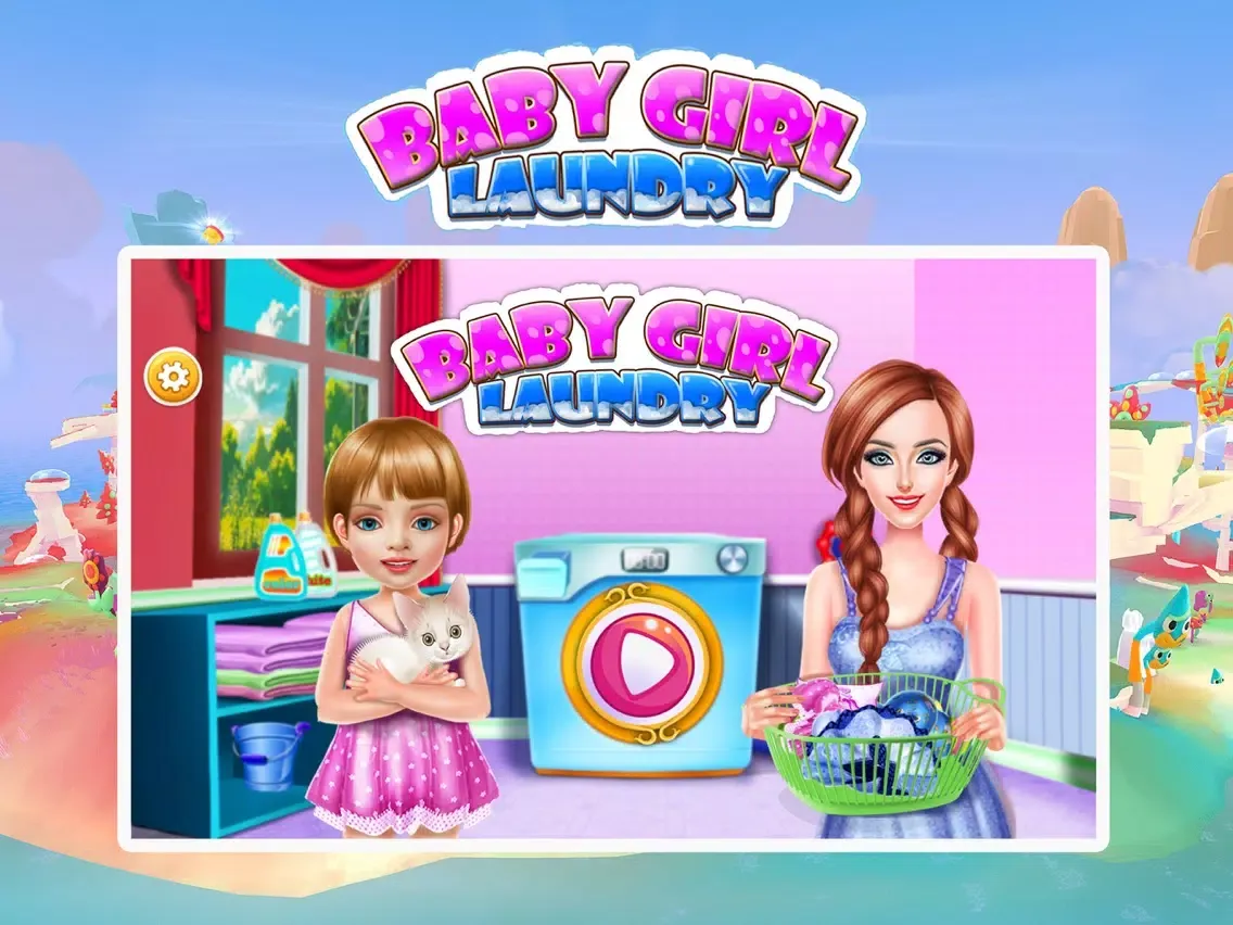 Captures d'écran de Baby Girl Laundry iPad 