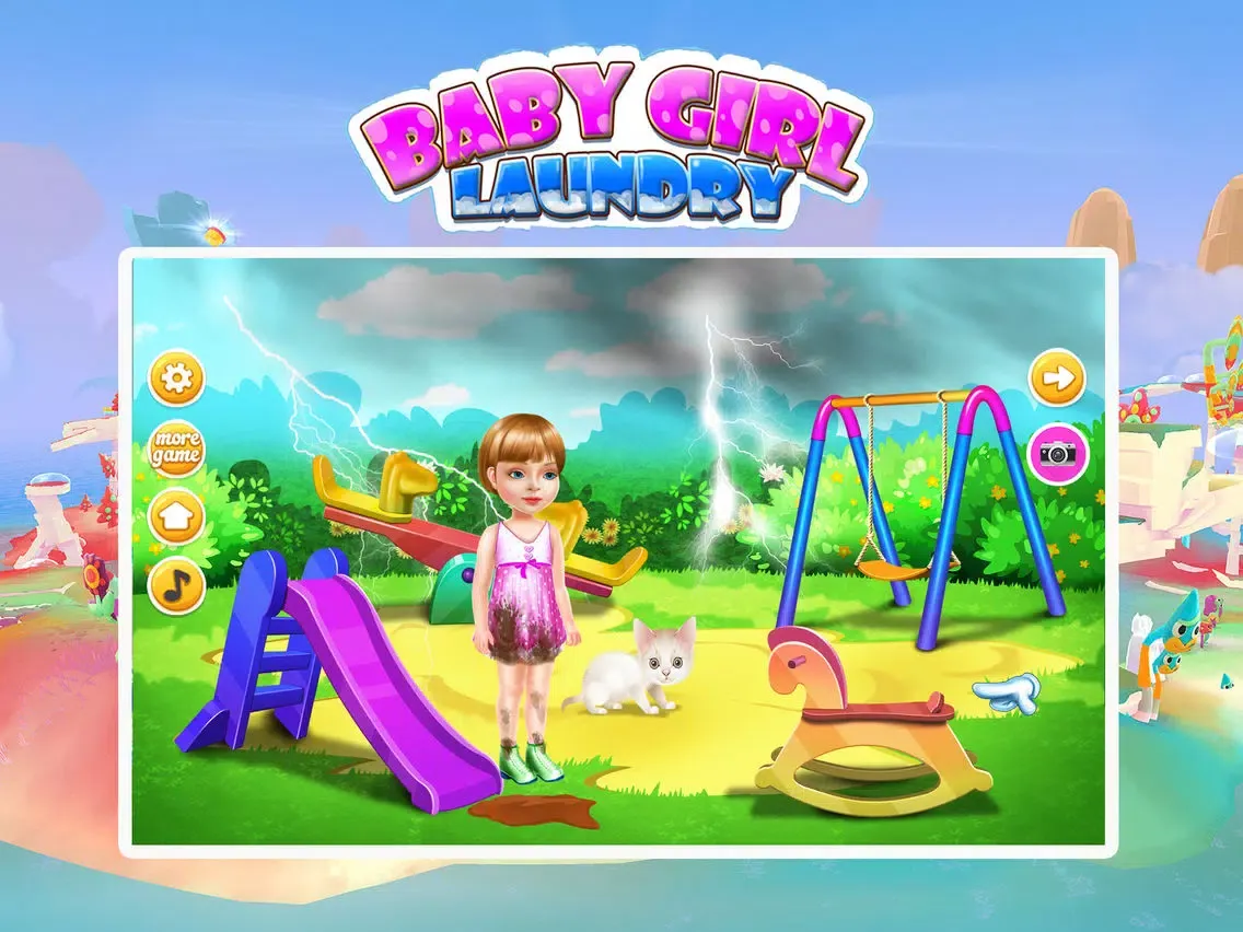 Captures d'écran de Baby Girl Laundry iPad 