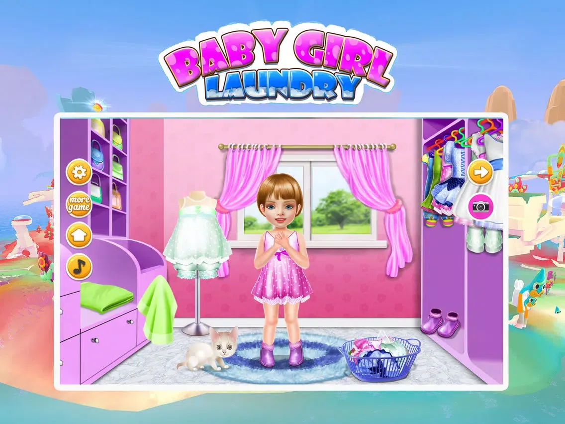 Captures d'écran de Baby Girl Laundry iPad 