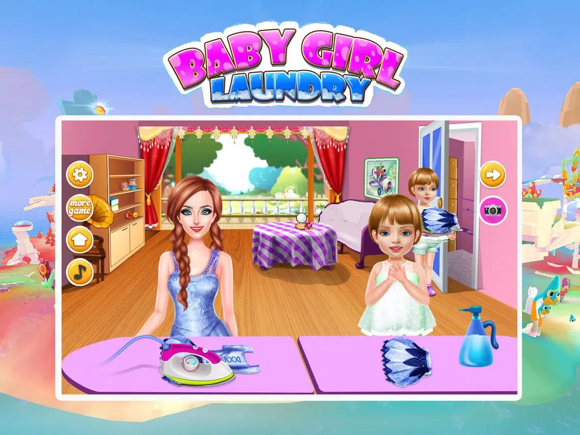 Captures d'écran de Baby Girl Laundry iPad 