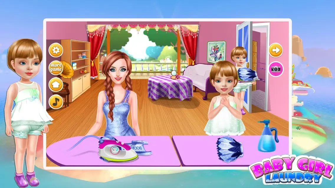 Captures d'écran de Baby Girl Laundry