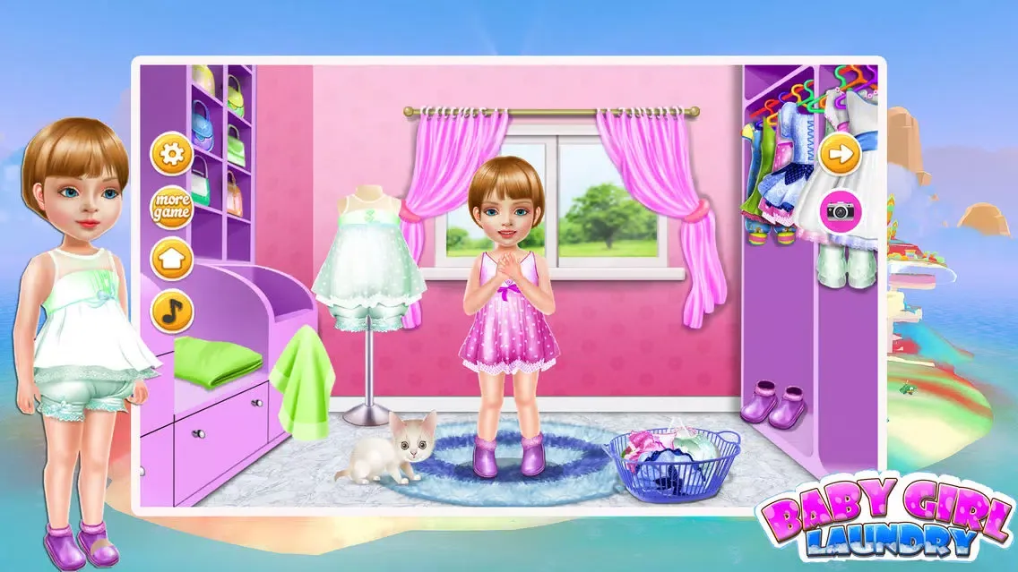 Captures d'écran de Baby Girl Laundry