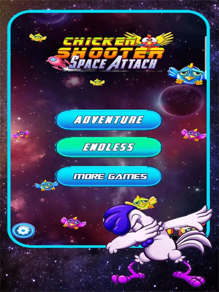Chicken Shooter - Space Attach iPad 应用截图