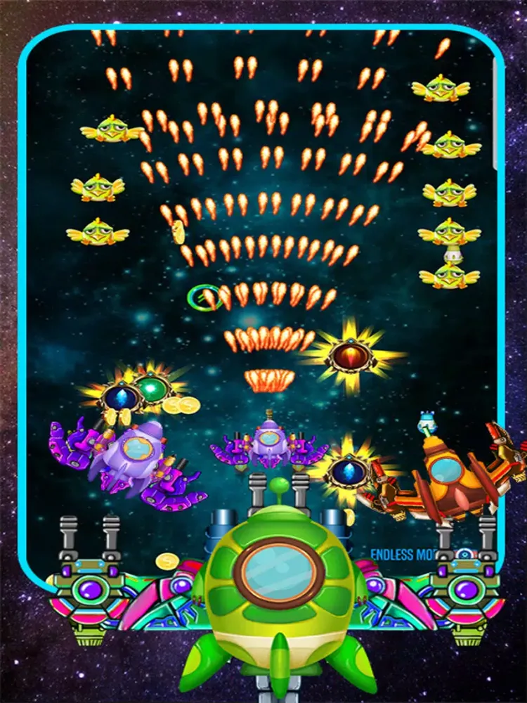 Chicken Shooter - Space Attach iPad 应用截图