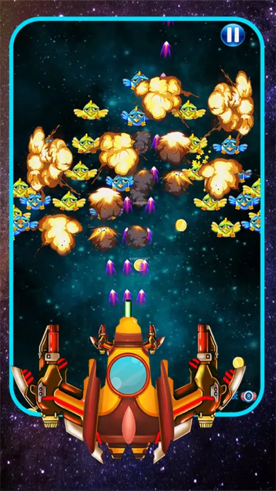 Chicken Shooter - Space Attach应用截图
