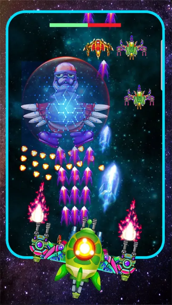Chicken Shooter - Space Attach应用截图