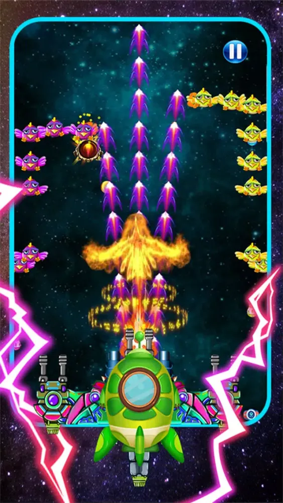 Chicken Shooter - Space Attach应用截图