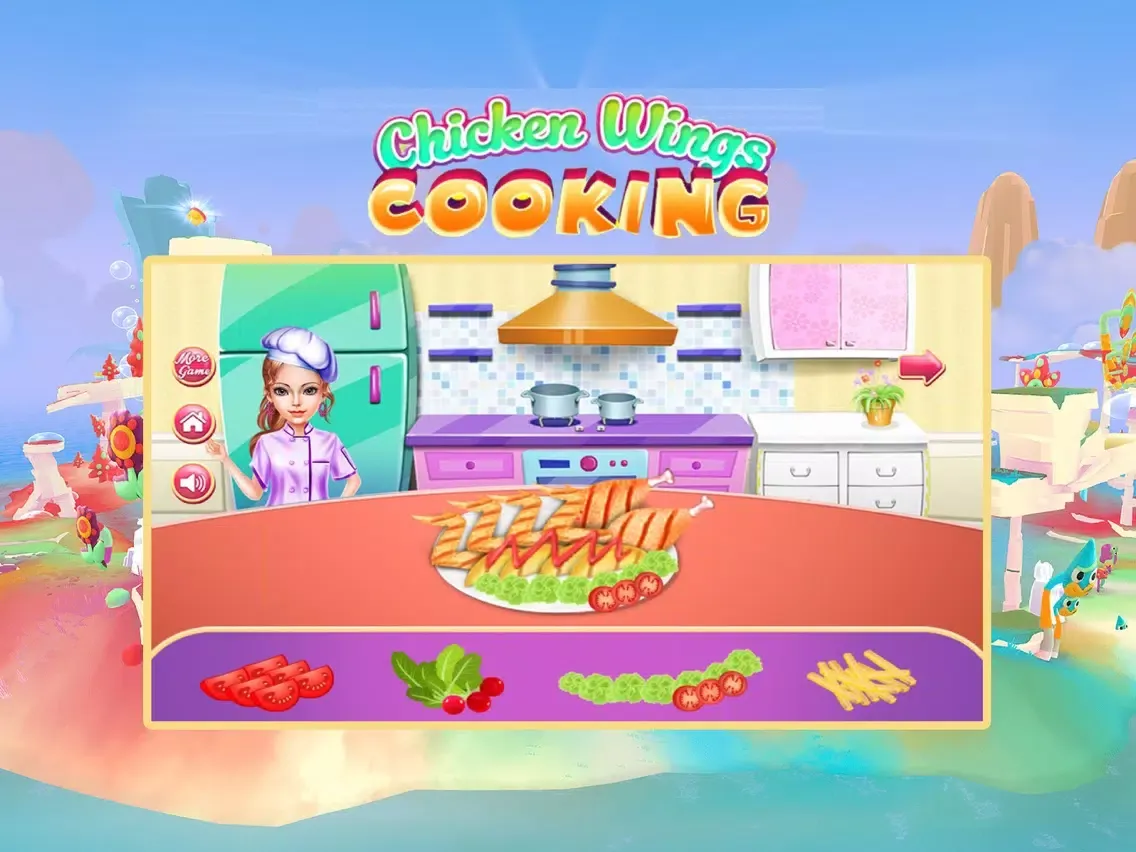 Capturas de pantalla de Chicken Wings Cooking iPad 