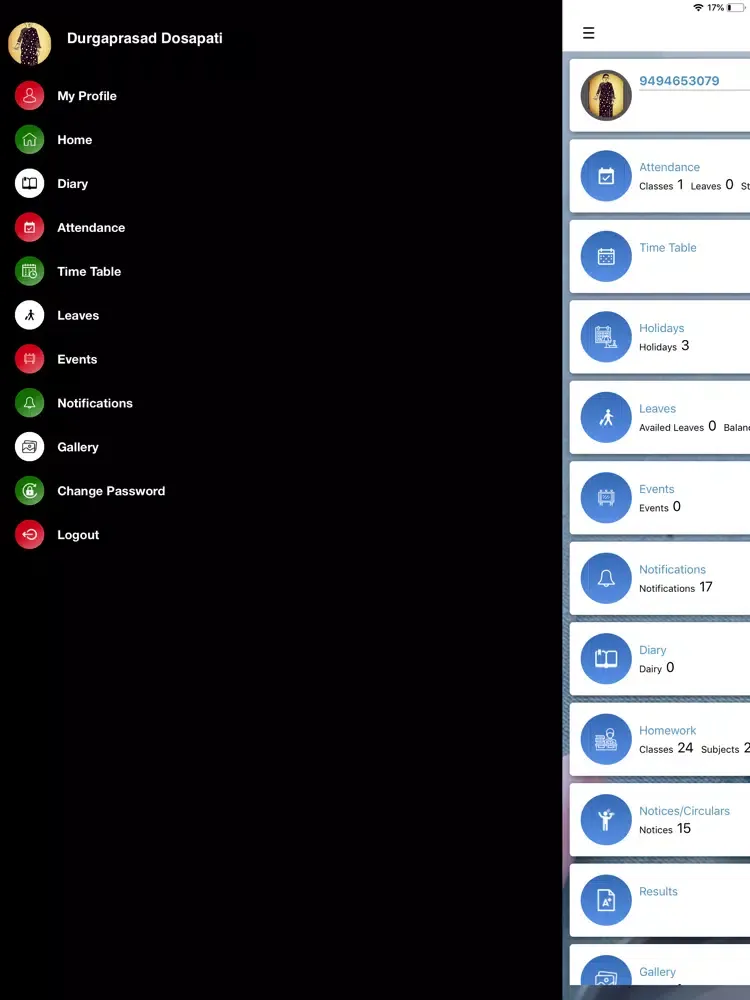 Tangkapan skrin iTech - Student iPad 