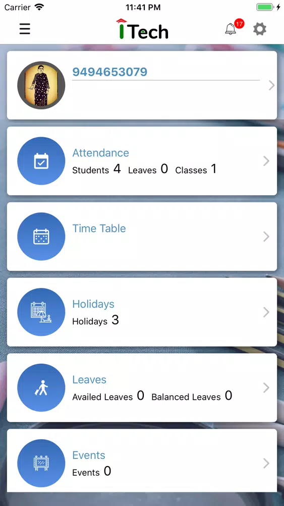 Capturas de pantalla de iTech - Student