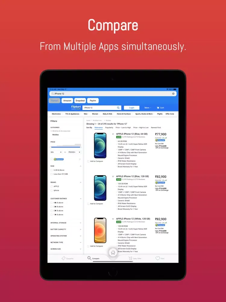 Capturas de pantalla de Online Shopping Mall iPad 