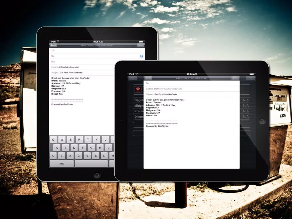 iGas Finder HD Lite iPad  Screenshots