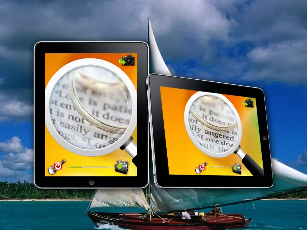 Zrzuty ekranu iMagnifier Magnifying Glass & Mirror HD Lite iPad