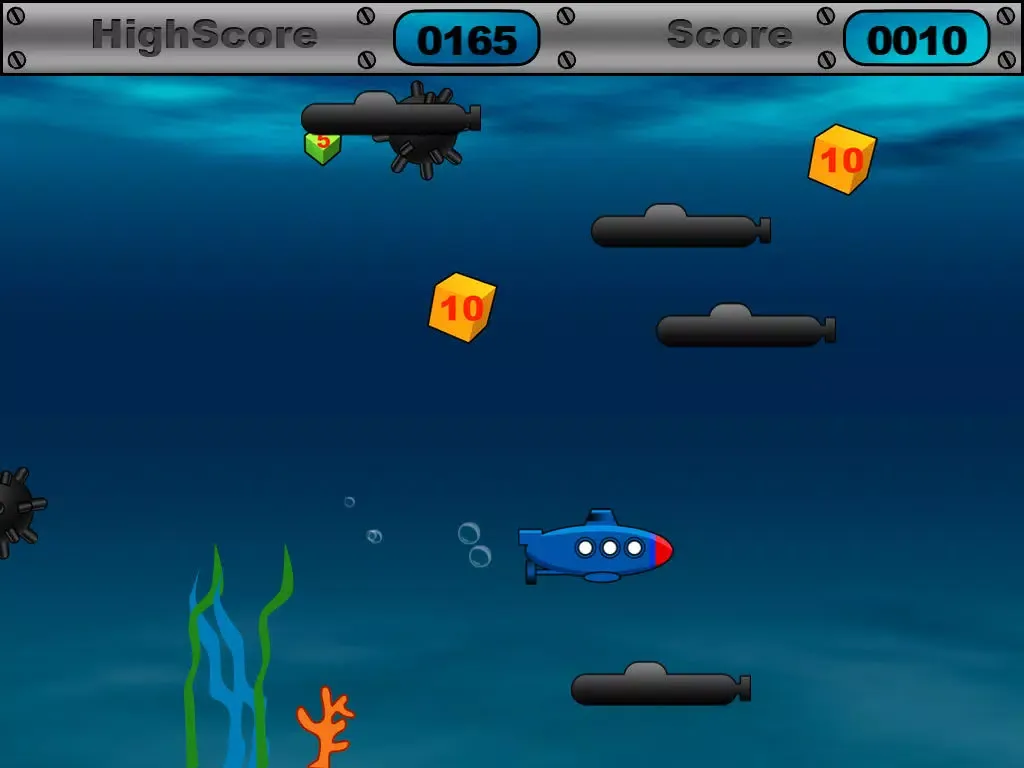 Submarine Game HD Lite iPad  스크린샷