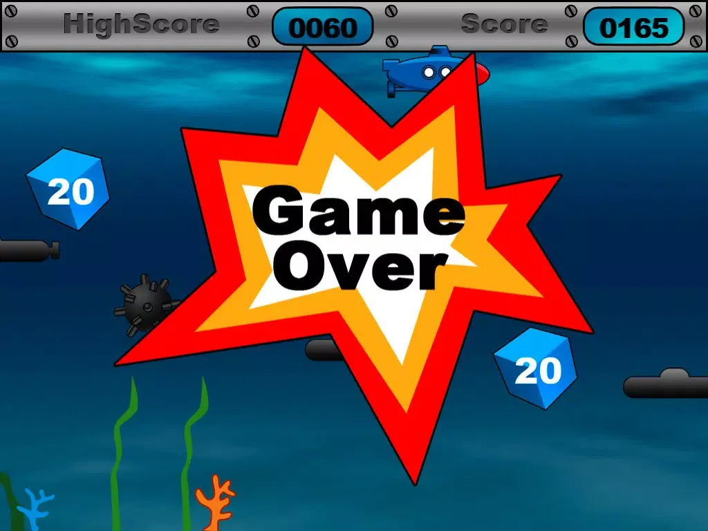 Submarine Game HD Lite iPad  스크린샷