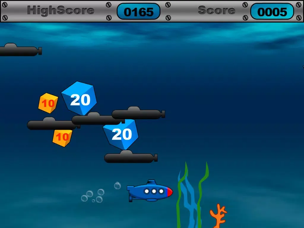 Submarine Game HD Lite iPad  스크린샷