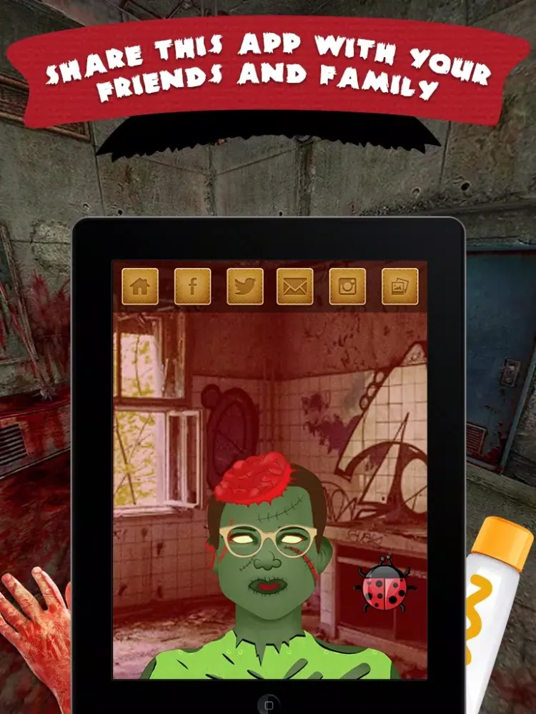 Screenshot di Spooky Zombie Barber Lite iPad 