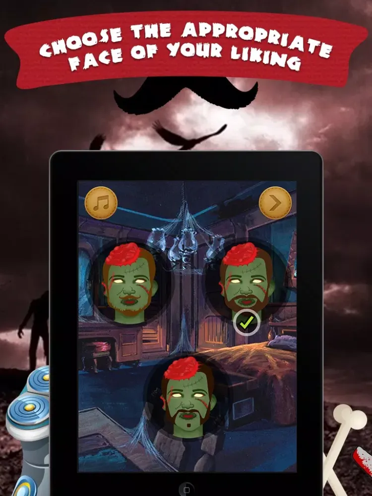 Screenshot di Spooky Zombie Barber Lite iPad 
