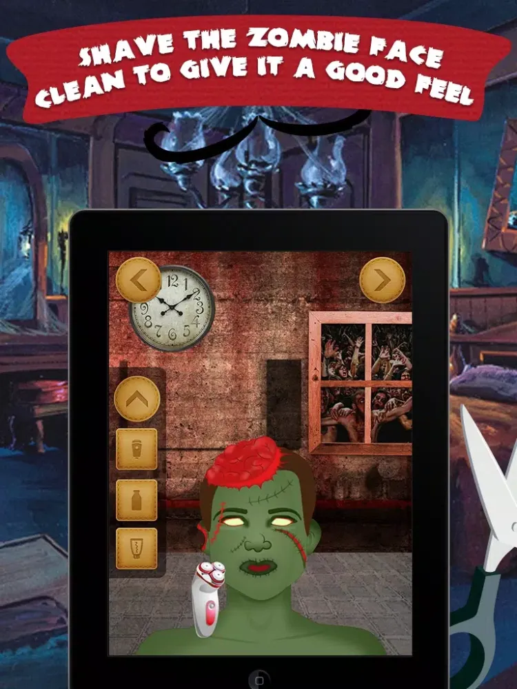 Screenshot di Spooky Zombie Barber Lite iPad 