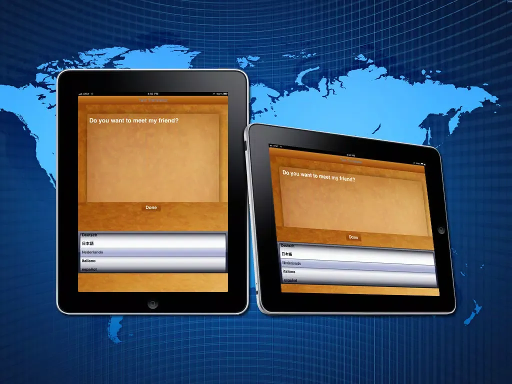 تصاویر iTranslator HD Lite iPad