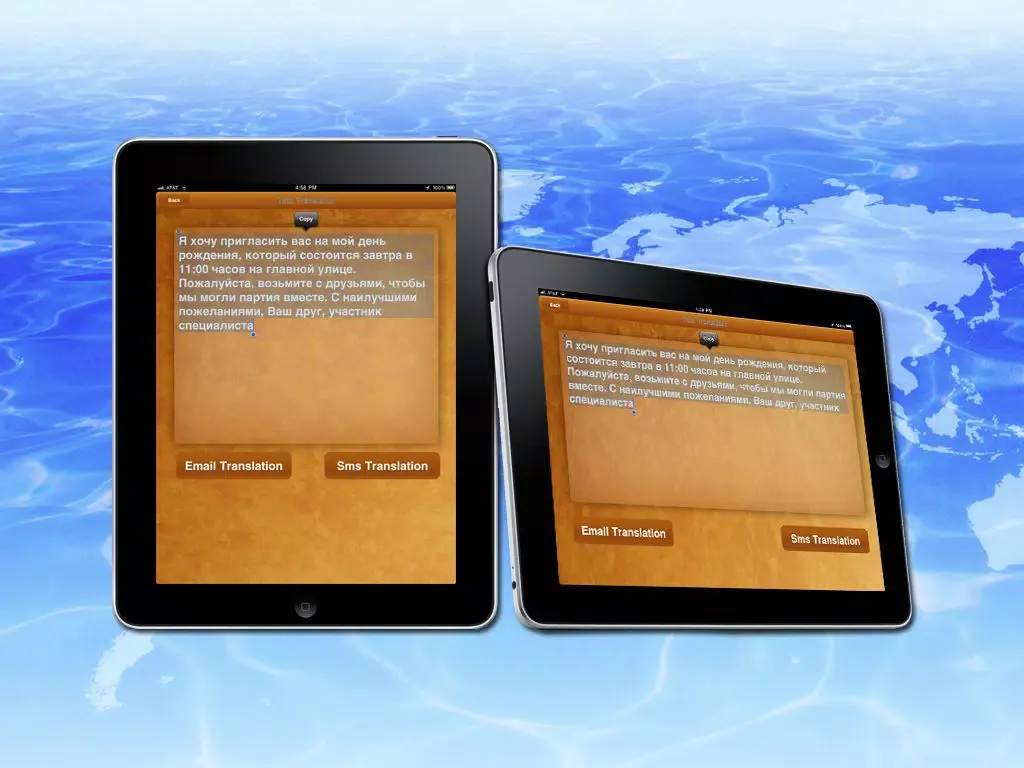 تصاویر iTranslator HD Lite iPad