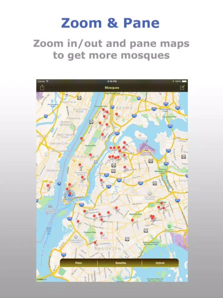 تصاویر iSalam | Mosques Locator iPad 