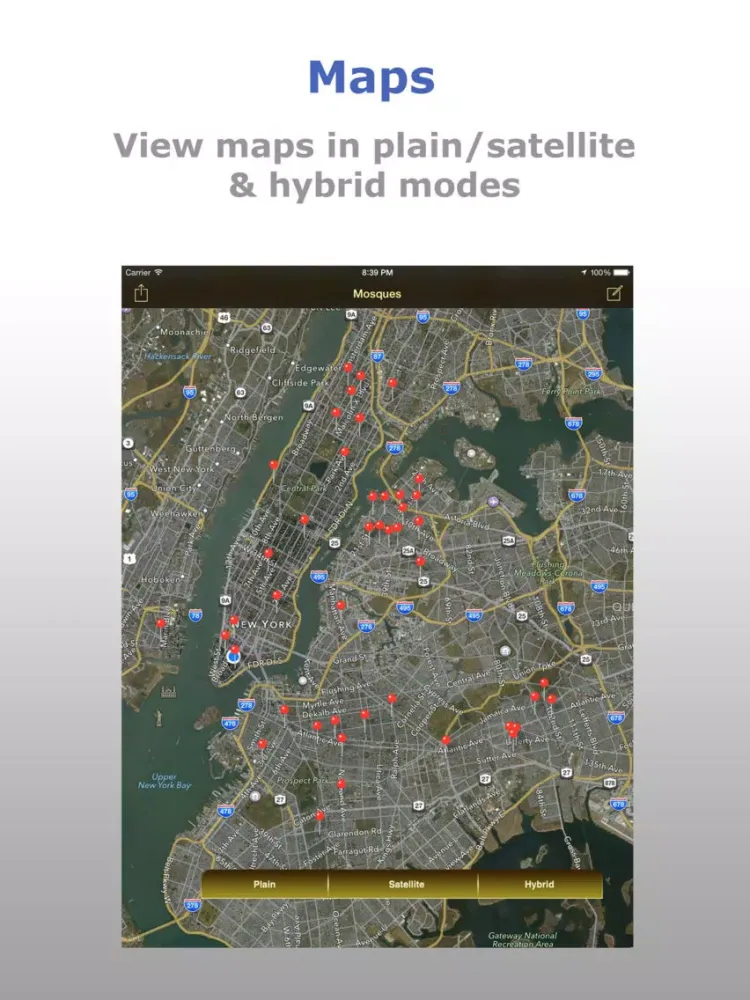 تصاویر iSalam | Mosques Locator iPad 