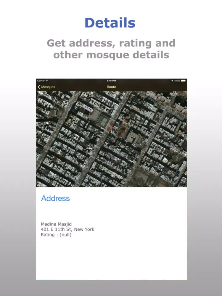 تصاویر iSalam | Mosques Locator iPad 