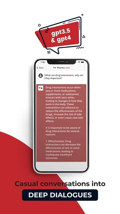 Capturas de pantalla de Pharma AI - ChatBot