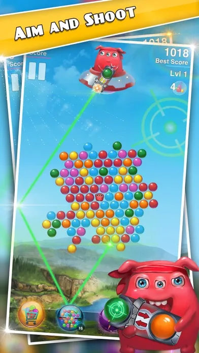 ภาพหน้าจอของ Bubble Pop Sniper