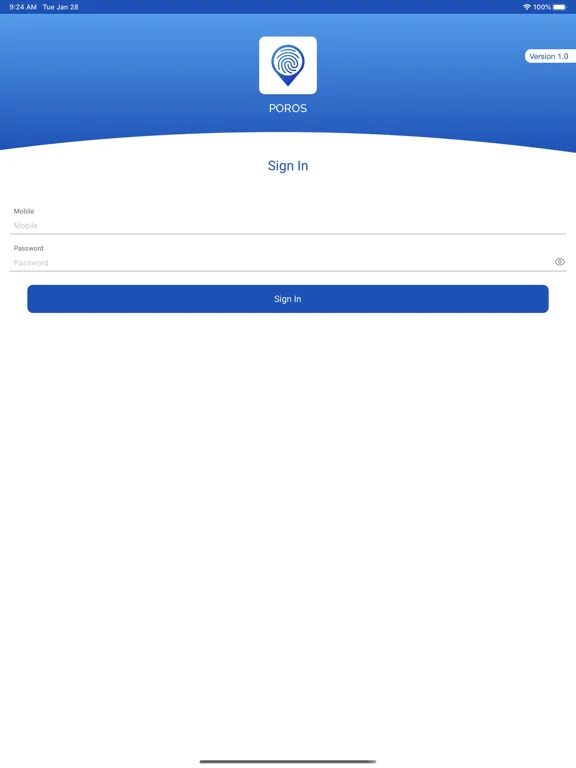Poros - Attendance App iPad  Screenshots
