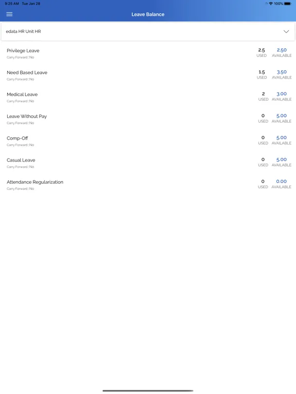 Poros - Attendance App iPad  Screenshots